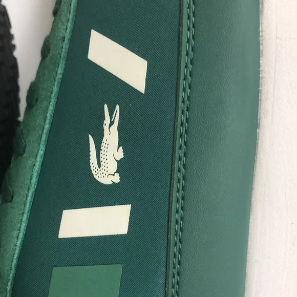 Lacoste Men’s Ortholite Sneakers Green Size 12 - Picture 5 of 5